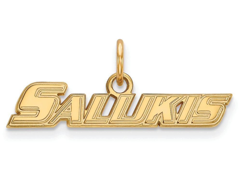 14k Yellow Gold Logoart Southern Illinois University Extra Small Pendant