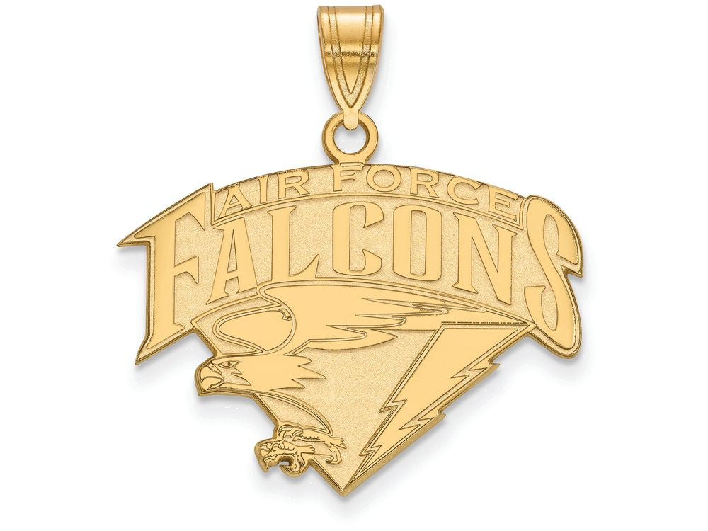 14k Yellow Gold Logoart United States Air Force Academy Large Pendant