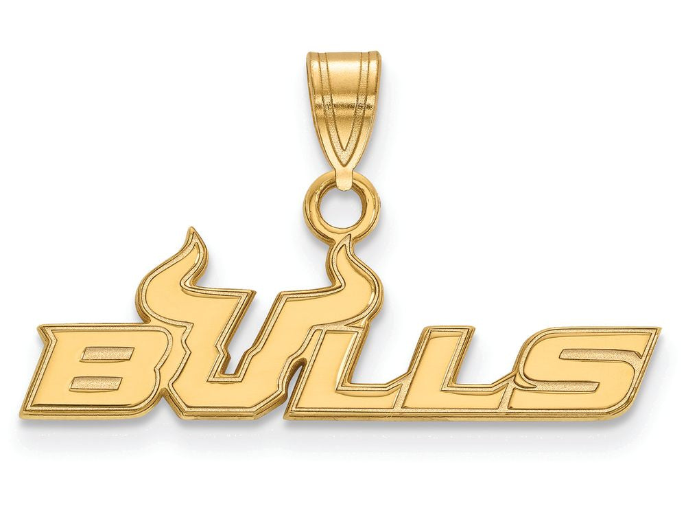 14k Yellow Gold Logoart University Of South Florida Small Pendant
