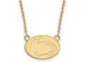 14k Yellow Gold Logoart Penn State University Small Pendant Necklace