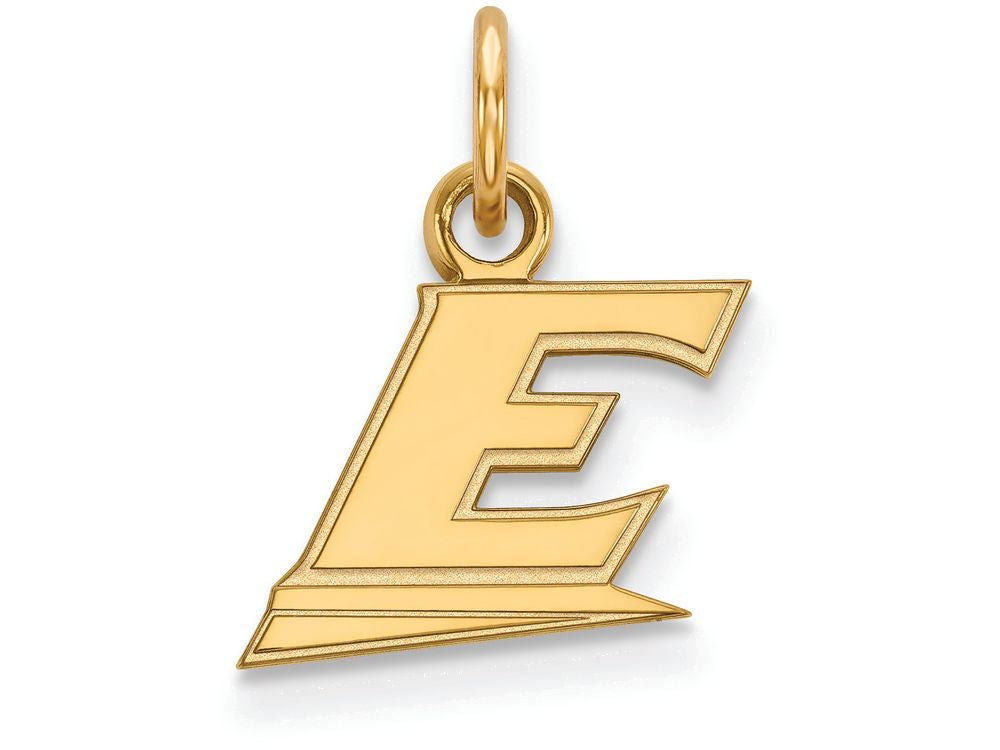 14k Yellow Gold Logoart Eastern Kentucky University Extra Small Pendant