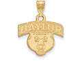 14k Yellow Gold Logoart Baylor University Small Pendant
