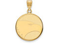 14k Yellow Gold Logoart Georgia Southern University Large Pendant