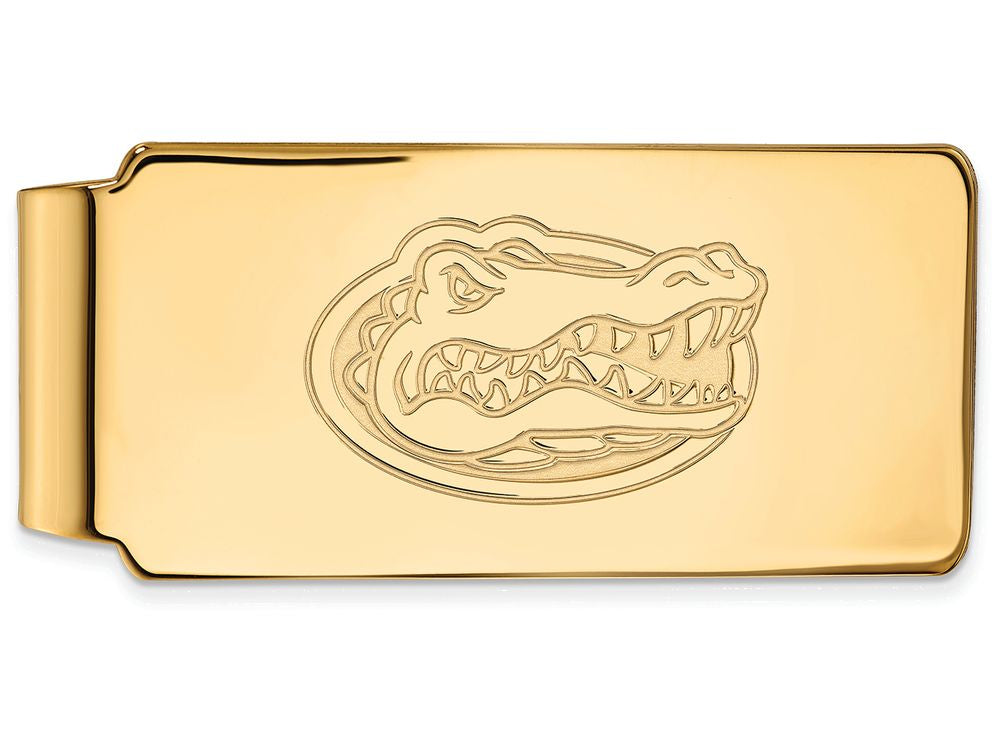 14k Yellow Gold Logoart University Of Florida Money Clip