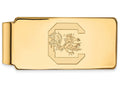 14k Yellow Gold Logoart University Of South Carolina Money Clip