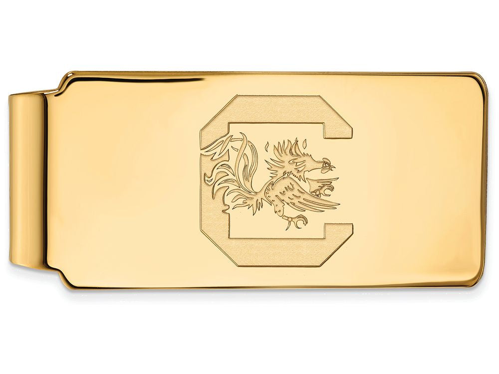 14k Yellow Gold Logoart University Of South Carolina Money Clip