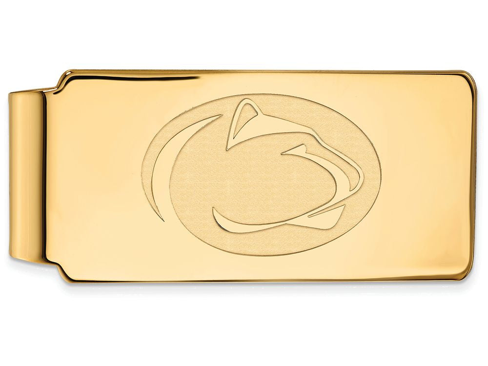 14k Yellow Gold Logoart Penn State University Money Clip