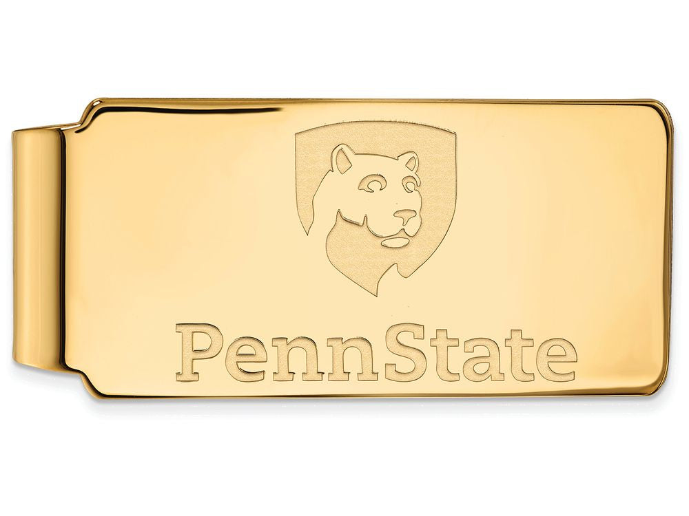 14k Yellow Gold Logoart Penn State University Money Clip