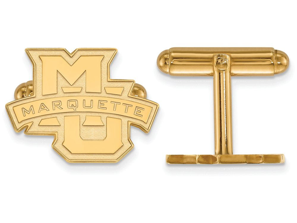 14k Yellow Gold Logoart Marquette University Cuff Links