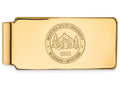 14k Yellow Gold Logoart Montana State University Money Clip Crest
