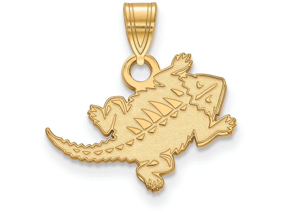 14k Yellow Gold Logoart Texas Christian University Small Pendant