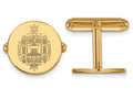 14k Yellow Gold Logoart Navy Crest Cuff Link