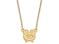 14k Yellow Gold Nhl Logoart Chicago Blackhawks Small Pendant Necklace