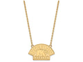 14k Yellow Gold Nhl Logoart Boston Bruins Large Pendant Necklace