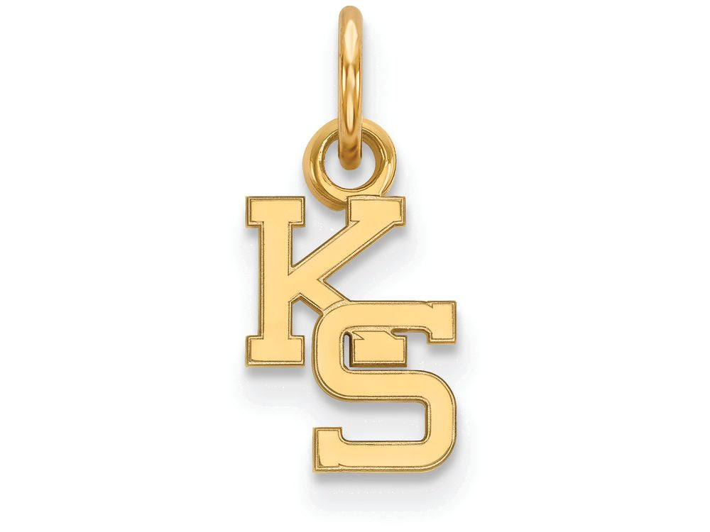 14k Yellow Gold Logoart Kansas State University Extra Small Pendant