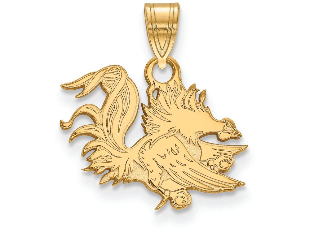 14k Yellow Gold Logoart University Of South Carolina Small Pendant