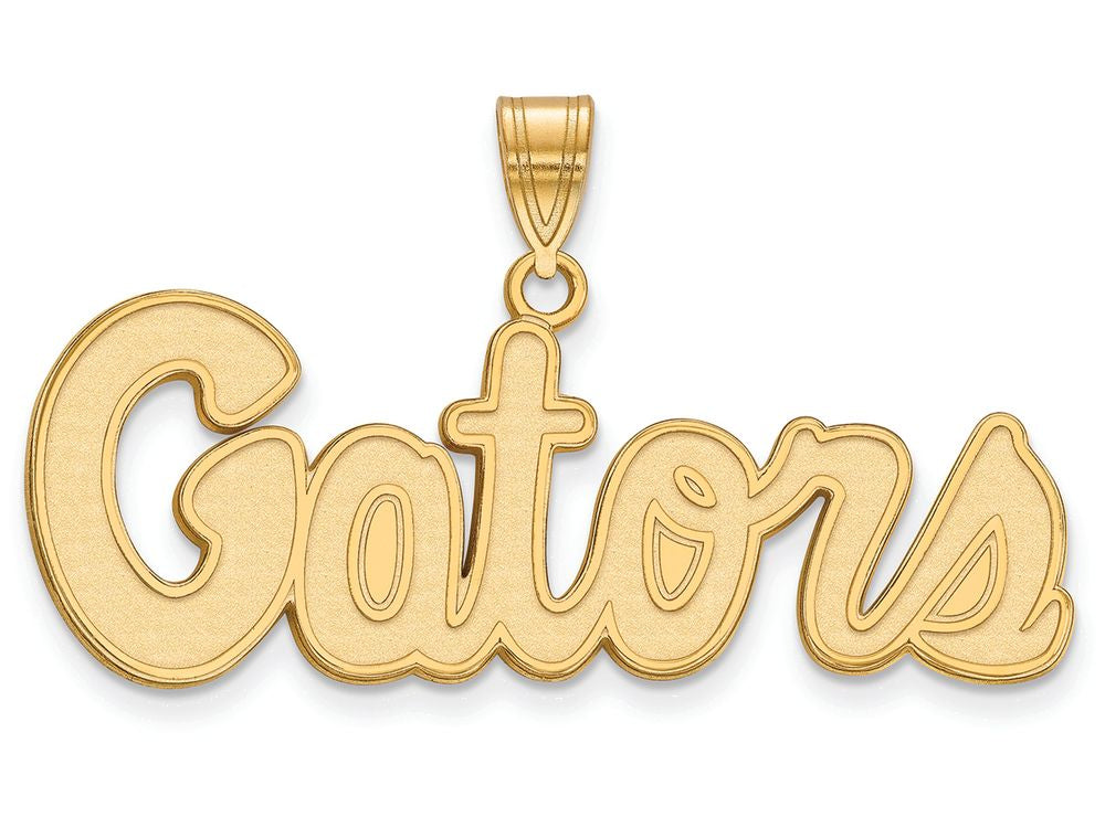 14k Yellow Gold Logoart University Of Florida Medium Pendant