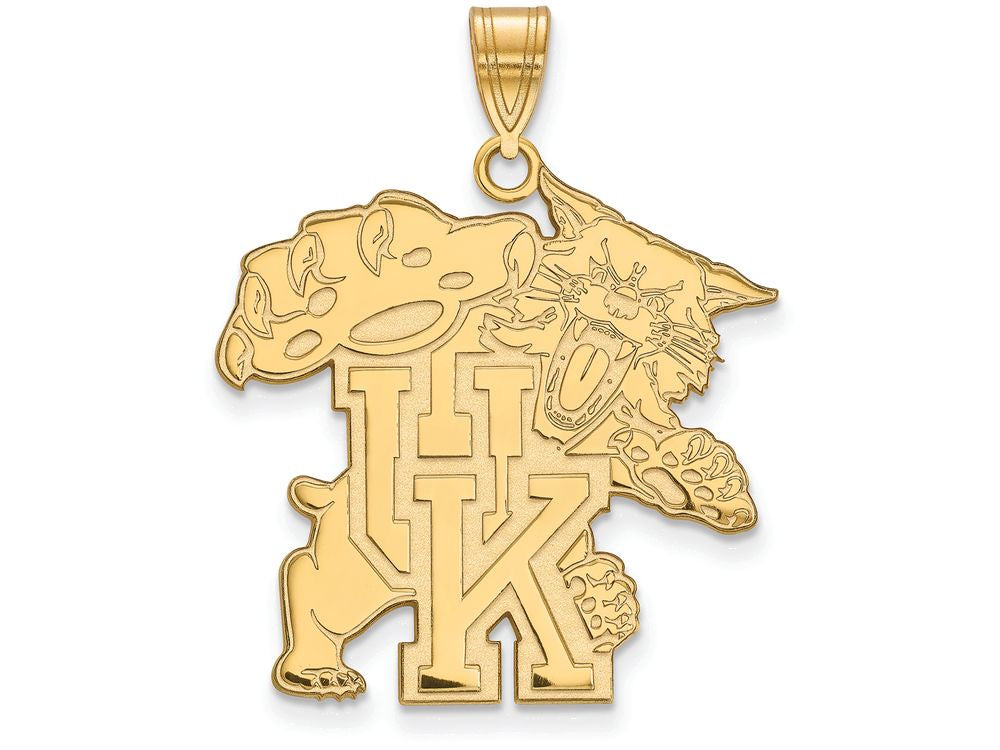 14k Yellow Gold Logoart University Of Kentucky Extra Large  Pendant