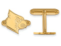 14k Yellow Gold Logoart University Of Louisville Cuff Link