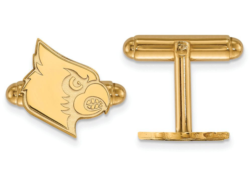 14k Yellow Gold Logoart University Of Louisville Cuff Link