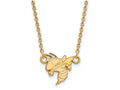 14k Yellow Gold Logoart Georgia Institute Of Technology Small Pendant Necklace