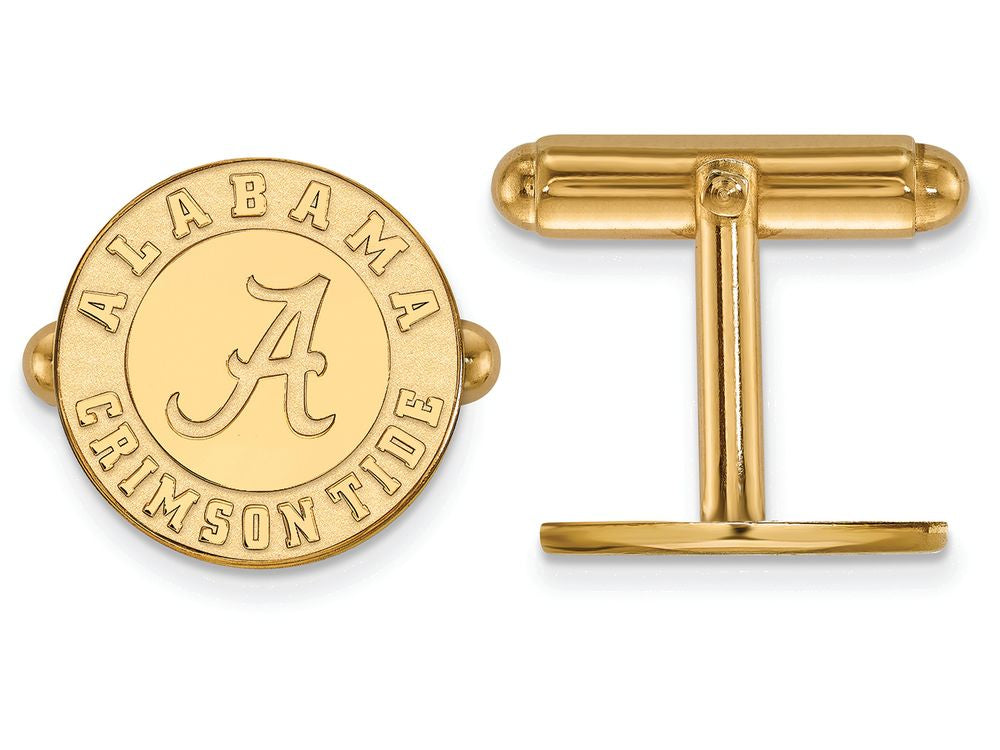 14k Yellow Gold Logoart University Of Alabama Cuff Link