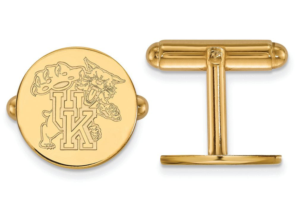 14k Yellow Gold Logoart University Of Kentucky Cuff Link