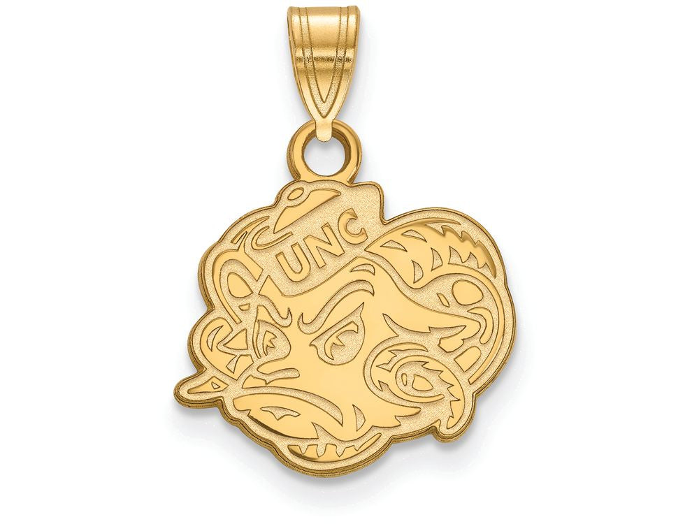 14k Yellow Gold Logoart University Of North Carolina Small Pendant