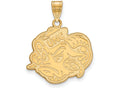 14k Yellow Gold Logoart University Of North Carolina Large Pendant