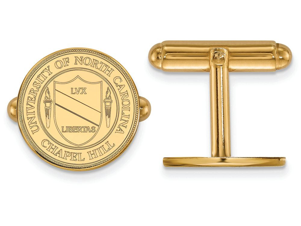 14k Yellow Gold Logoart University Of North Carolina Crest Cuff Link