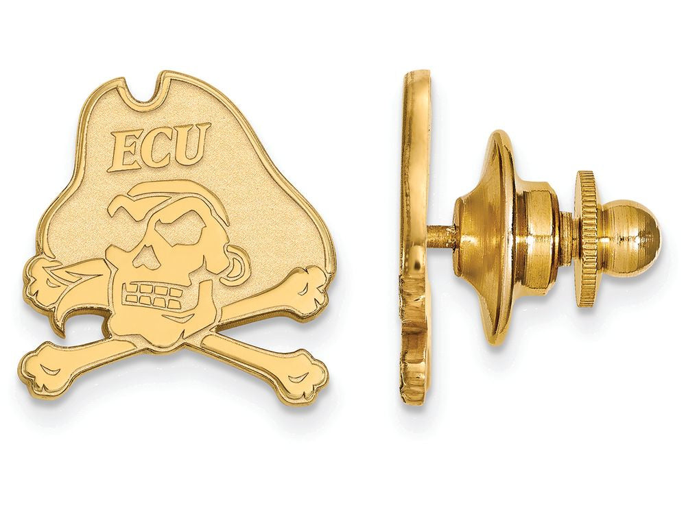 14k Yellow Gold Logoart East Carolina University Lapel Pin
