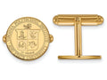 14k Yellow Gold Logoart Virginia Tech Crest Cuff Link