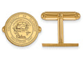 14k Yellow Gold Logoart University Of Illinois Crest Cuff Link