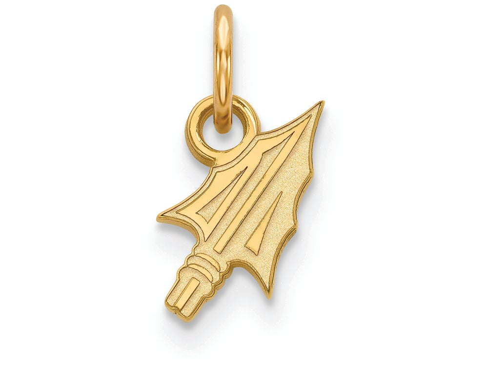 14k Yellow Gold Logoart Florida State University Extra Small Pendant