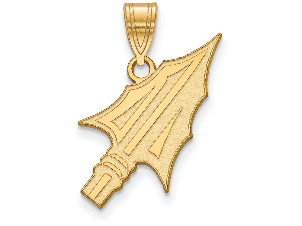 14k Yellow Gold Logoart Florida State University Large Pendant