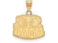14k Yellow Gold Logoart University Of Alabama Small Pendant