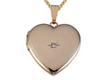 FJC Finejewelers Medium Heart Locket Pendant Necklace With Diamond