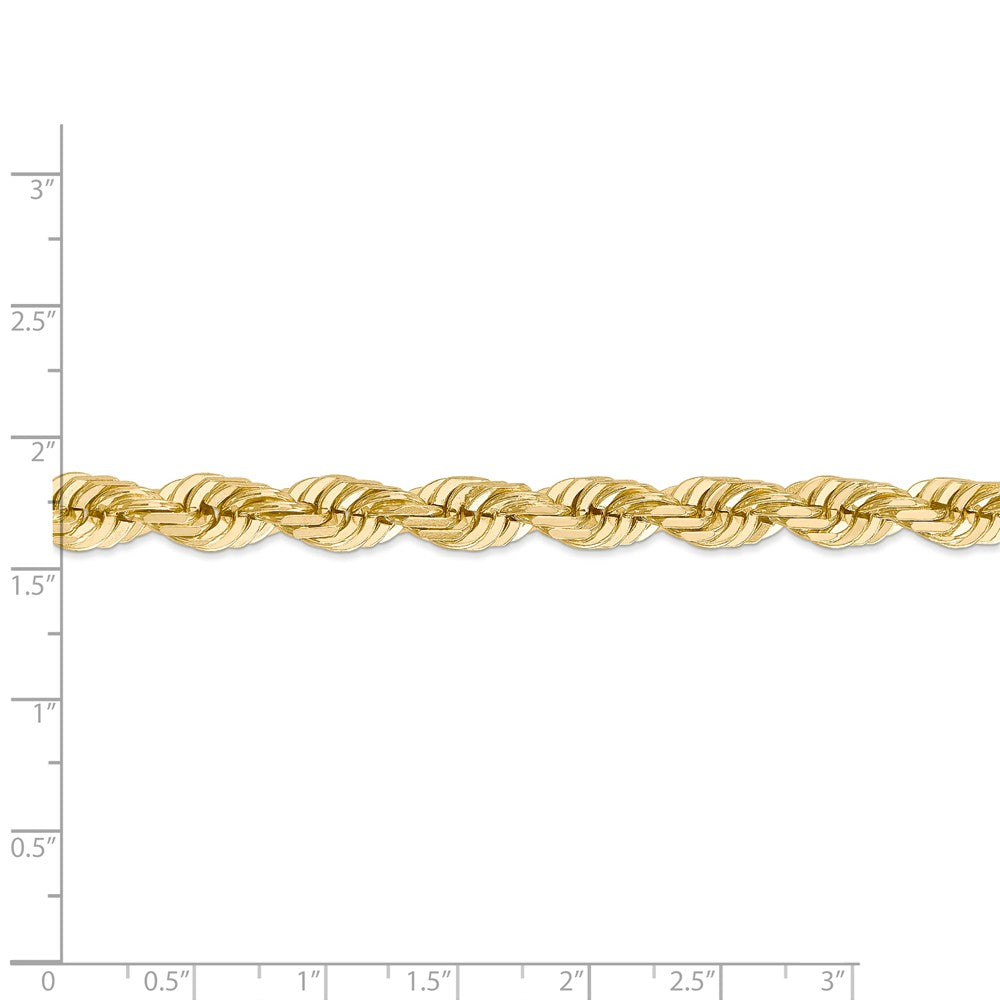FJC Finejewelers 22 Inch 14k 7mm bright-cut Rope Chain Necklace