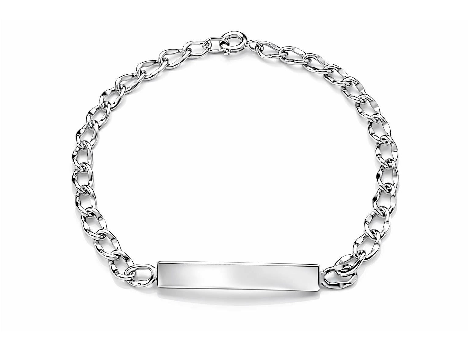 FJC Finejewelers 925 Sterling Silver Small ID Bracelet