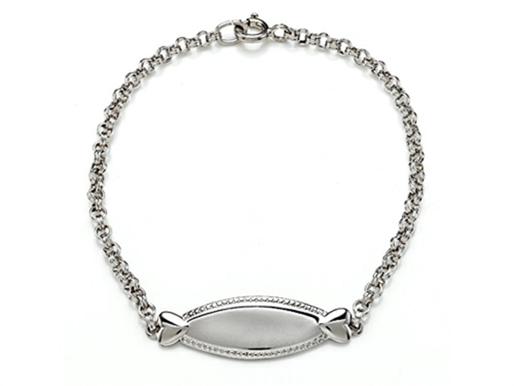 FJC Finejewelers 925 Sterling Silver Small 6 Inch ID Bracelet