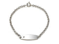 FJC Finejewelers 925 Sterling Silver Small ID Bracelet