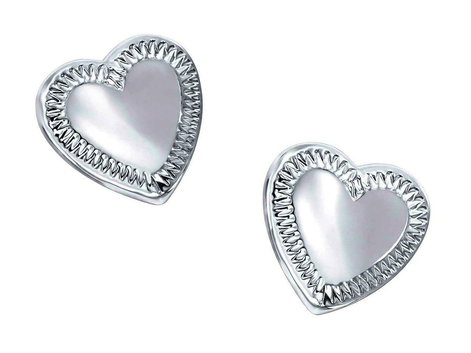FJC Finejewelers 925 Sterling Silver Small Heart Earrings