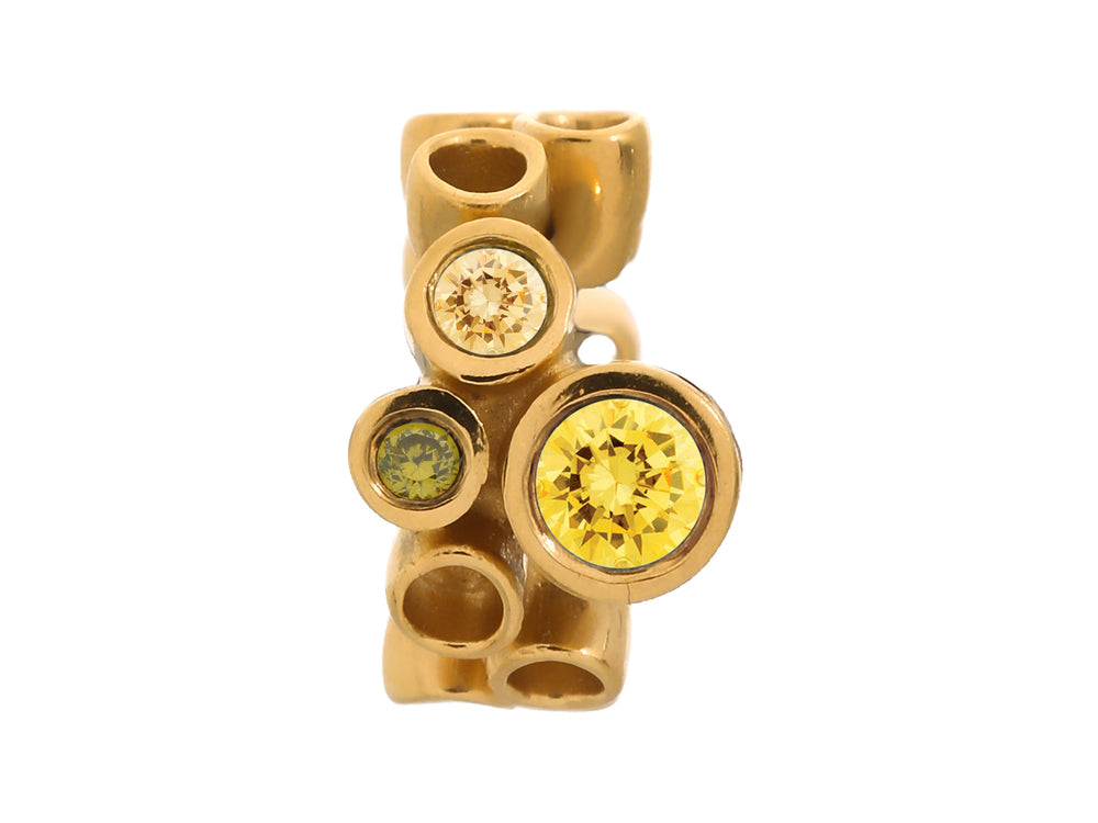 Endless Jewelry Multi Stones Citrine Citrine/champagne/peridot Cubic Zirconia Gold-Tone Finish