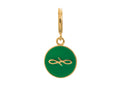 Endless Jewelry Green Endless Coin Green Enamel Gold-Tone Finish
