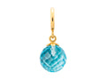 Endless Jewelry Sky Blue Love Drop Sky Blue Crystal Gold-Tone Finish