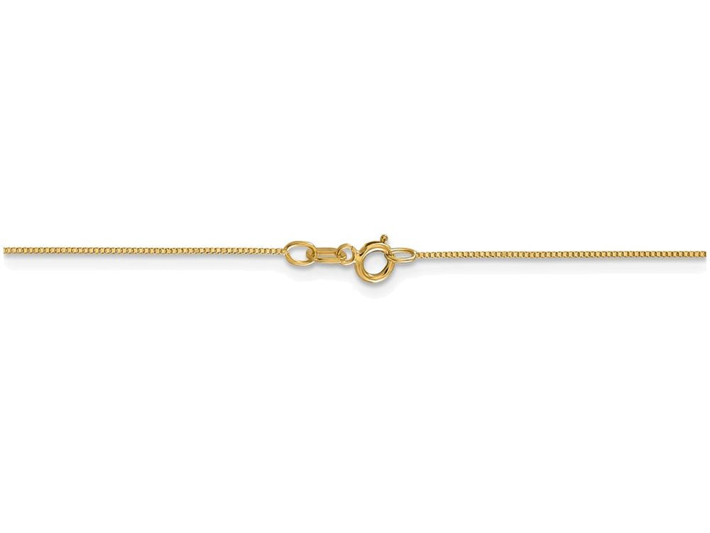 FJC Finejewelers 16 Inch 14k Yellow Gold Carded .5mm Box Chain Necklace