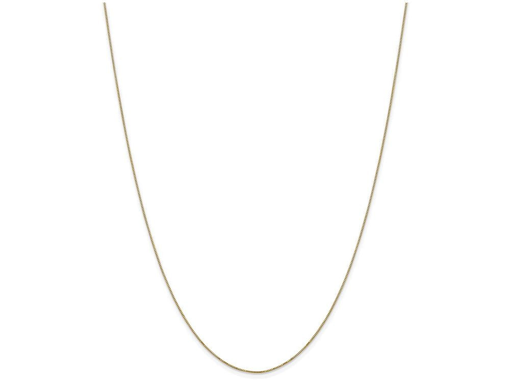 FJC Finejewelers 18 Inch 14k Yellow Gold Carded .5mm Box Chain Necklace