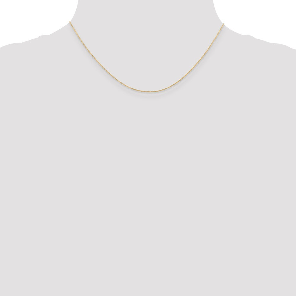 FJC Finejewelers 14k Rose Gold .5 Mm Cable Rope Chain (carded)