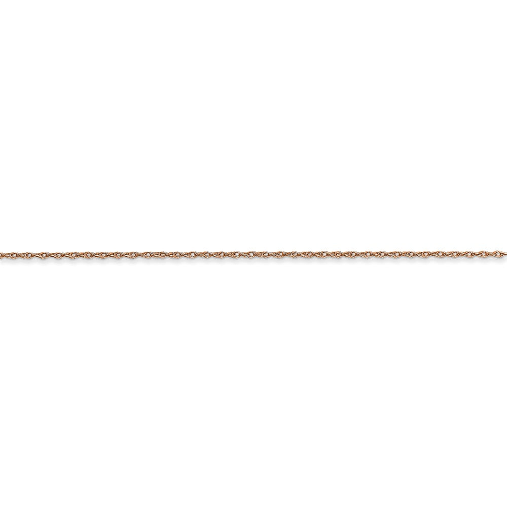 FJC Finejewelers 14k Rose Gold .5 Mm Cable Rope Chain (carded)