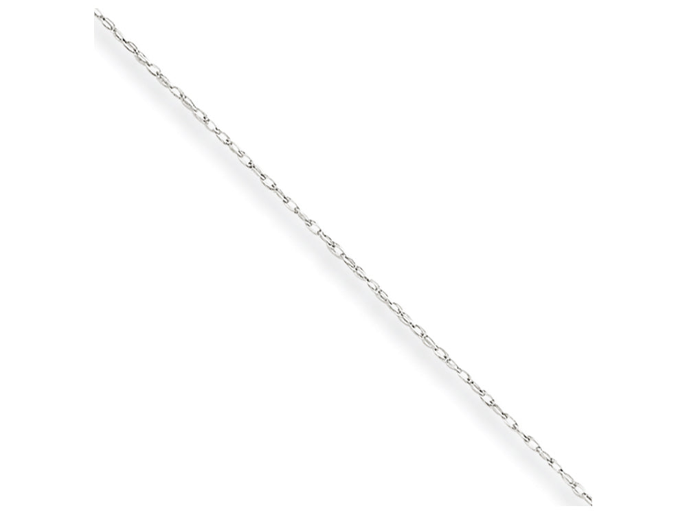FJC Finejewelers 24 Inch 14k White Gold (carded) Cable Rope Chain Necklace
